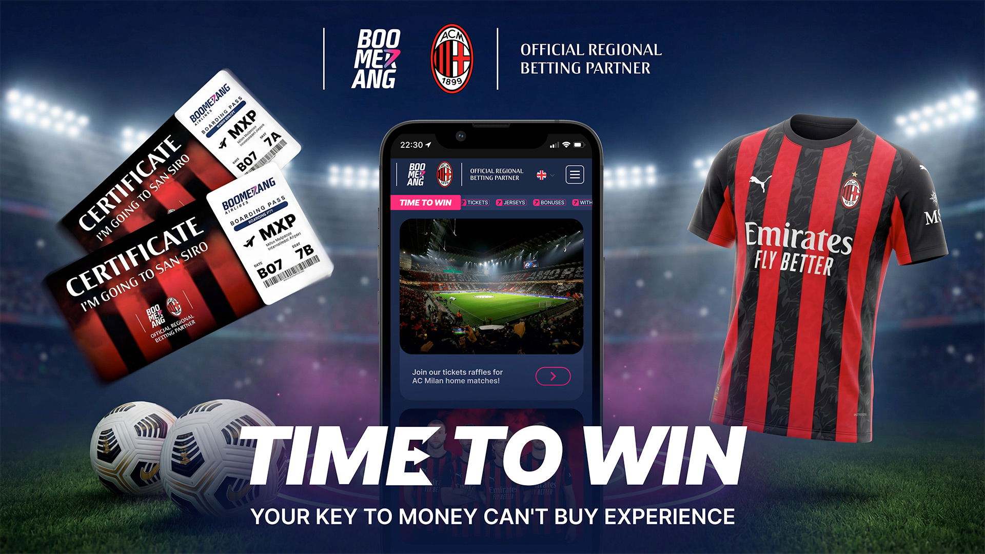 Boomerang Partners ผนึกกำลัง AC Milan เปิดตัว ‘Time to Win’ Rossoneri Digital Hub