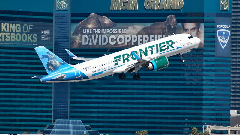 Frontier Airlines เปิดเที่ยวบินใหม่ 11 เที่ยวต่อสัปดาห์ จากลาสเวกัส รับช่วงฤดูใบไม้ผลิ