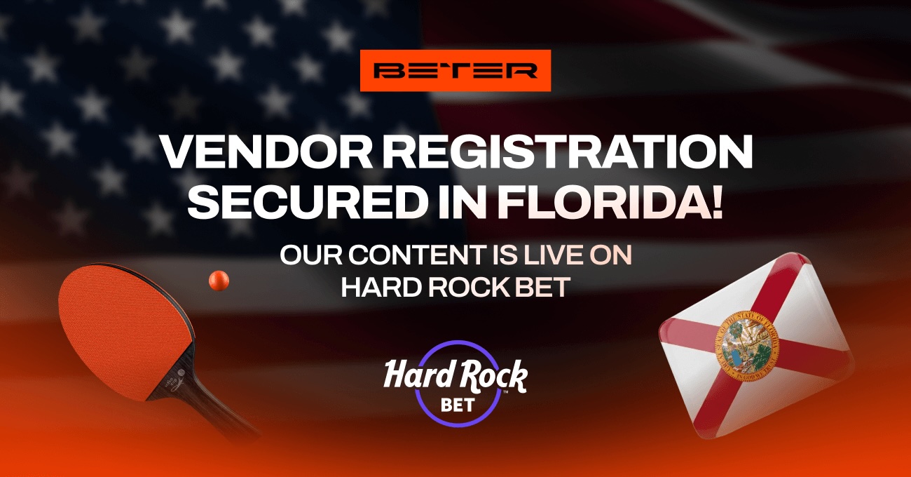 BETER ได้รับการจดทะเบียนเป็นผู้ขายในรัฐฟลอริดา
