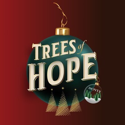 Boyd Gaming บริจาคเงินกว่า 215,000 ดอลลาร์ ผ่านกิจกรรม Trees of Hope
