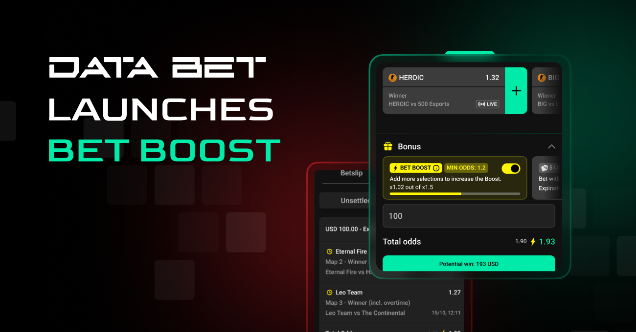 DATA.BET เปิดตัว Bet Boost ฟีเจอร์ใหม่เสริมประสิทธิภาพการเดิมพัน