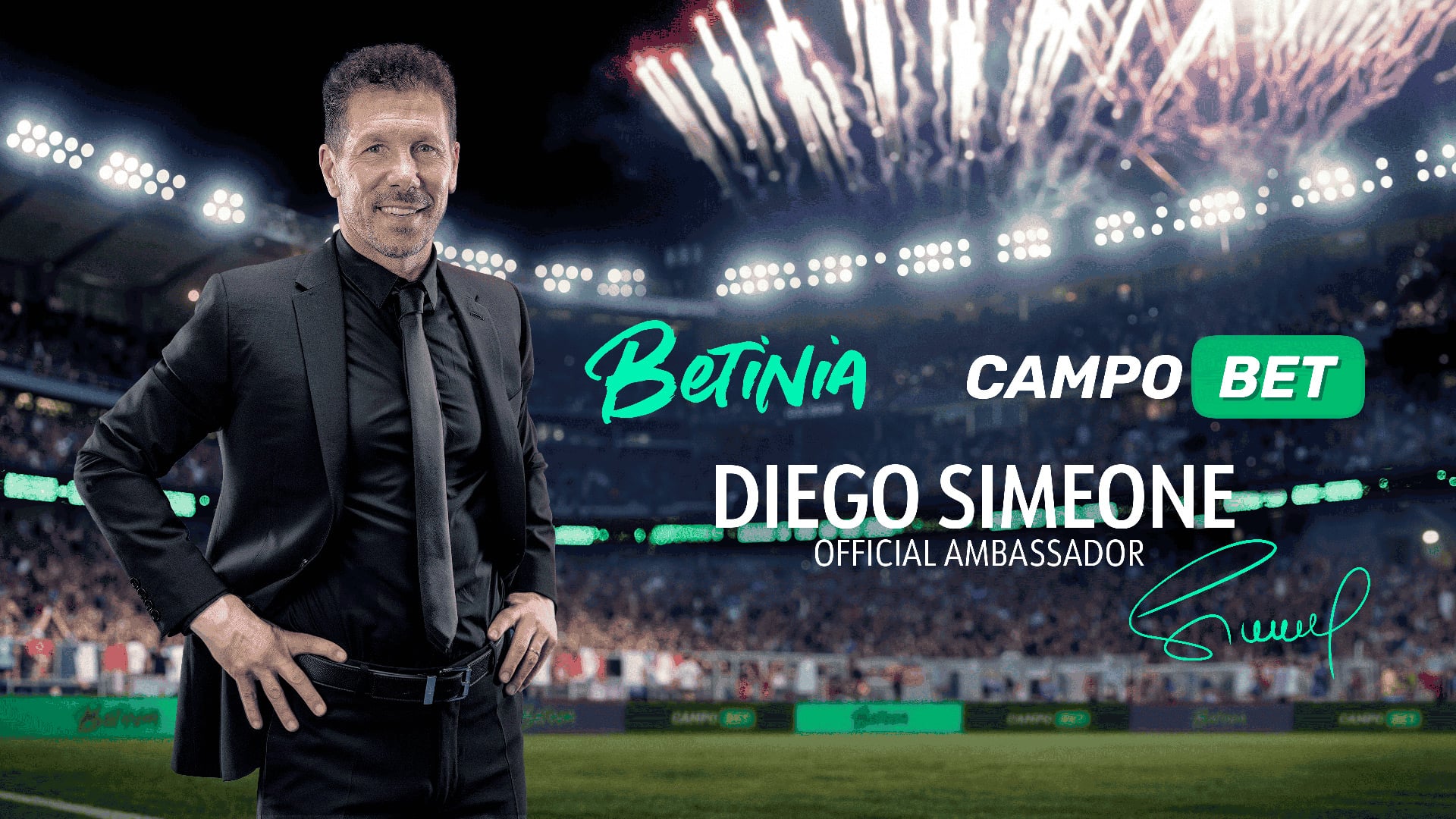 Soft2Bet แต่งตั้ง Diego Simeone เป็นแบรนด์แอมบาสเดอร์ของ Betinia และ CampoBet