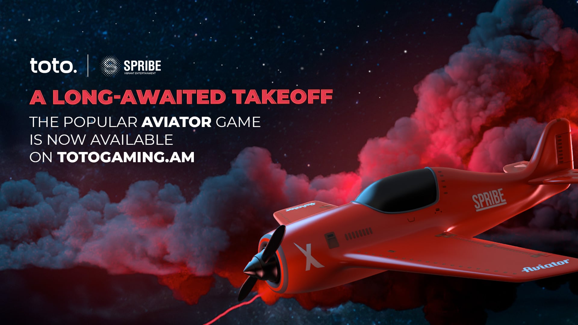 SPRIBE เปิดตัวเกม Aviator บนแพลตฟอร์ม Totogaming.am