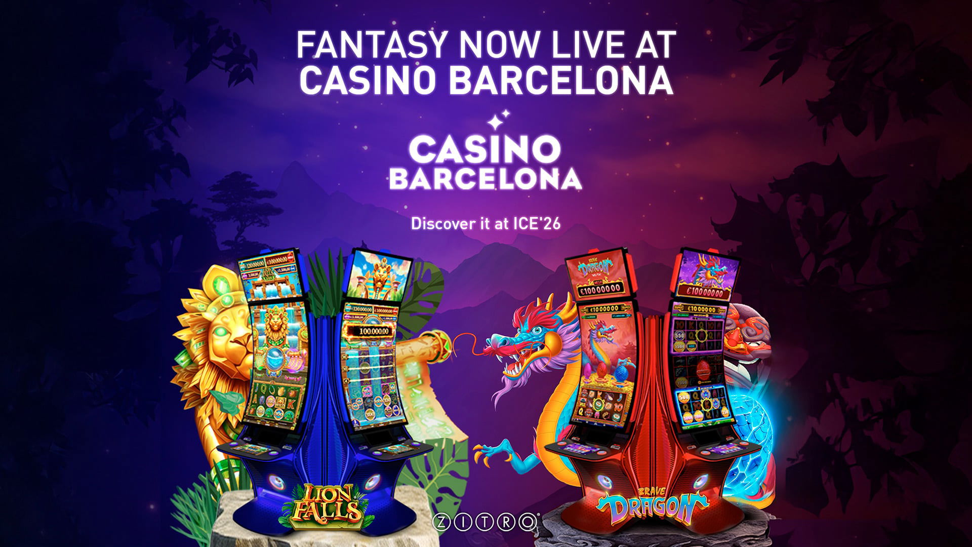 คาสิโน บาร์เซโลนา ติดตั้งเครื่องเล่นเกม FANTASY ของ Zitro เปิดตัวครั้งแรกในสเปน