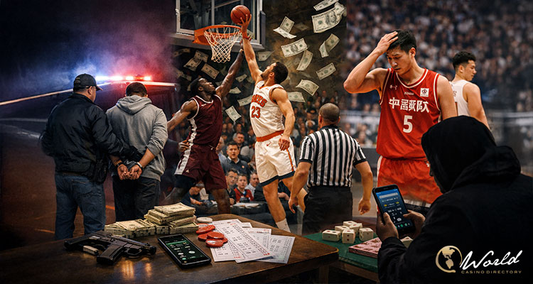 นักพนัน 26 คนถูกตั้งข้อหาคดียัดเงินสินบนและล็อกผลในบาสเกตบอล NCAA และ CBA