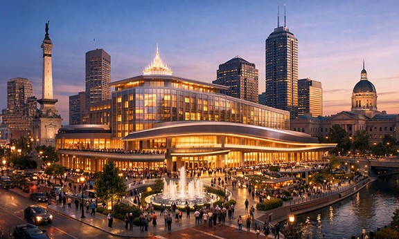 อินเดียน่าพิจารณาสร้างคาสิโนแห่งแรกในใจกลางเมืองอินเดียนาโพลิส