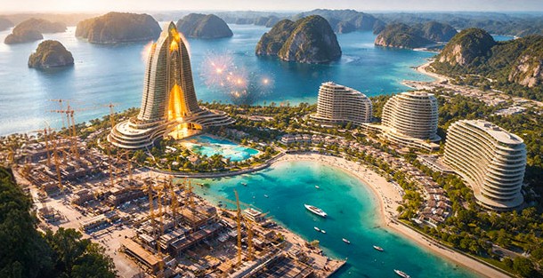 การเริ่มต้นก่อสร้างรีสอร์ทคาสิโน Van Don ในเวียดนาม