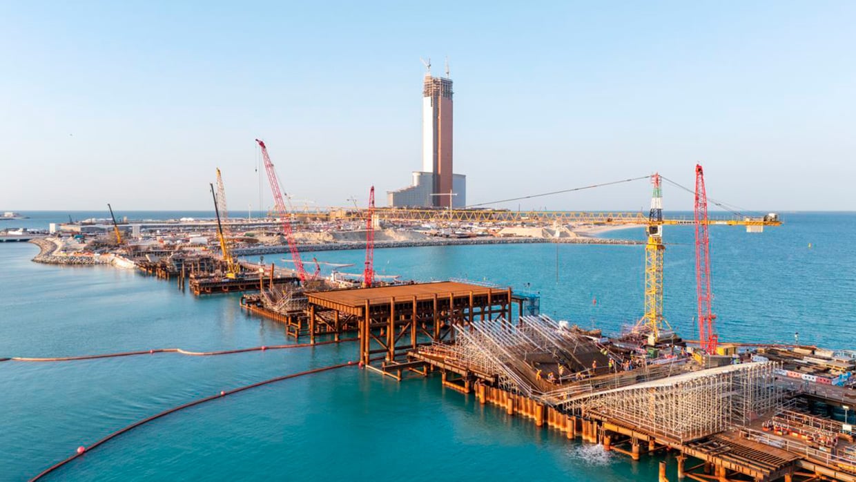 Wynn Al Marjan Island รายงานความคืบหน้าการก่อสร้างสำคัญ ก่อนเปิดให้บริการในปี 2027