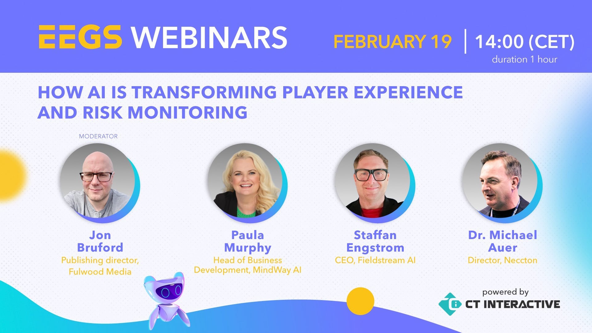 EEGS Webinar เน้นบทบาทของ AI ในการยกระดับประสบการณ์ผู้เล่นและการตรวจสอบความเสี่ยง