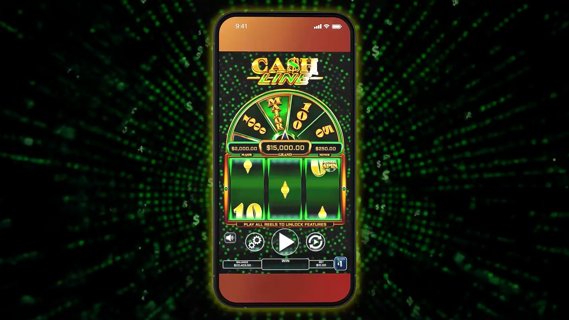 Caesars Entertainment เปิดตัวเกมสล็อตออนไลน์ Ca$hline เกมแรกในนิวเจอร์ซีย์