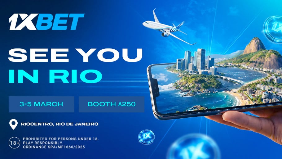 1xBet เตรียมขยายเครือข่ายแบรนด์ในละตินอเมริกาที่งาน SBC Summit Rio 2026
