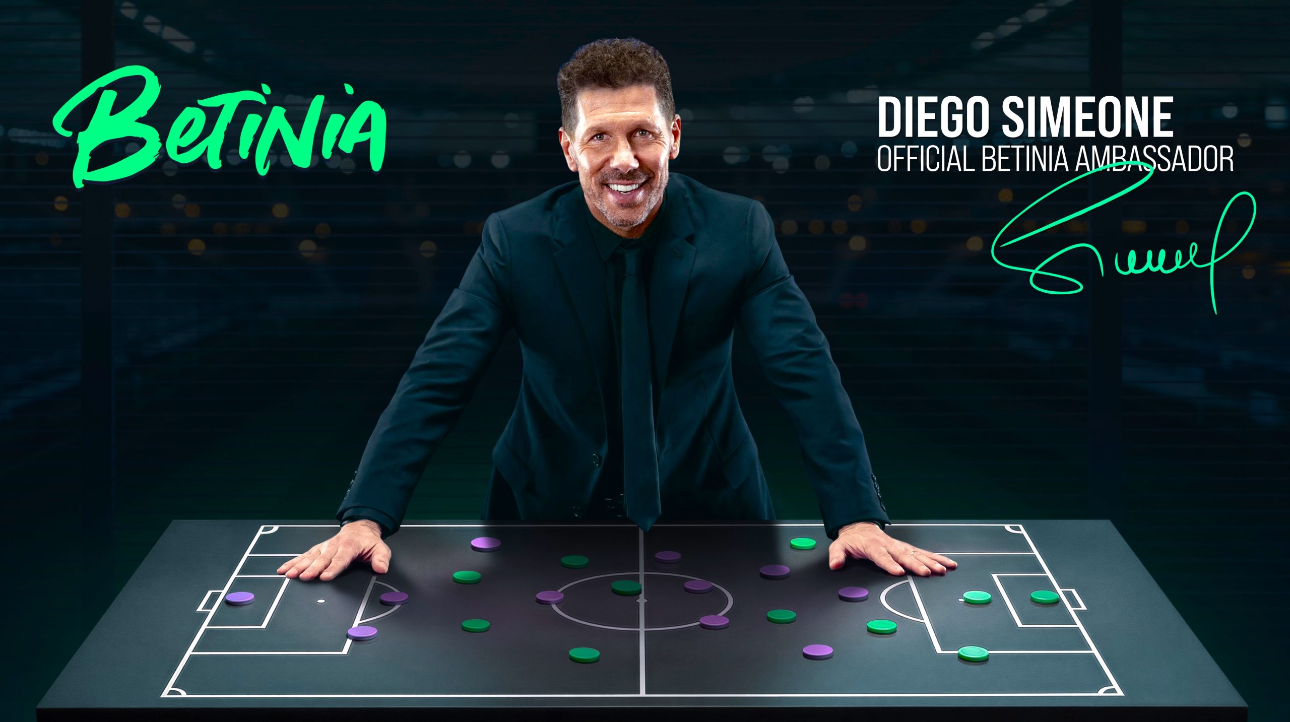Betinia เปิดตัวแคมเปญใหม่พร้อม Brand Ambassador Diego Simeone (ดีเอโก้ ซิเมโอเน่)