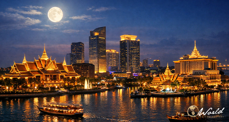 กัมพูชามียอดรายได้จากคาสิโนเกิน 72 ล้านดอลลาร์ในปี 2025