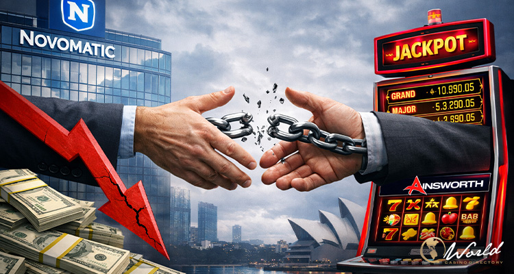 Ainsworth Game Technology ยุติการควบรวมกิจการโดย Novomatic