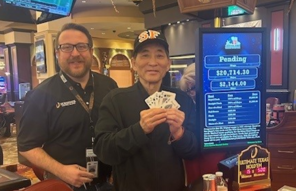 แจ็คพอต 1.2 ล้านดอลลาร์จาก Horseshoe Council Bluffs เป็นครั้งแรกของไอโอวาสำหรับแจ็คพอตโปรเกรสซีฟหลายคาสิโน