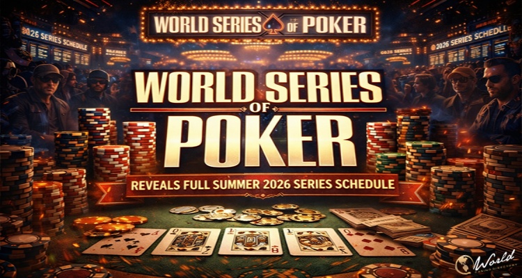 ตารางการแข่งขัน World Series of Poker 2026 เปิดตัวพร้อมกิจกรรม 100 รายการ