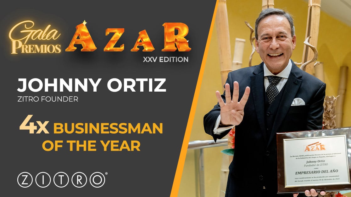 จอห์นนี่ ออร์ติซ ผู้ก่อตั้ง Zitro คว้ารางวัล “นักธุรกิจแห่งปี” เป็นครั้งที่ 4