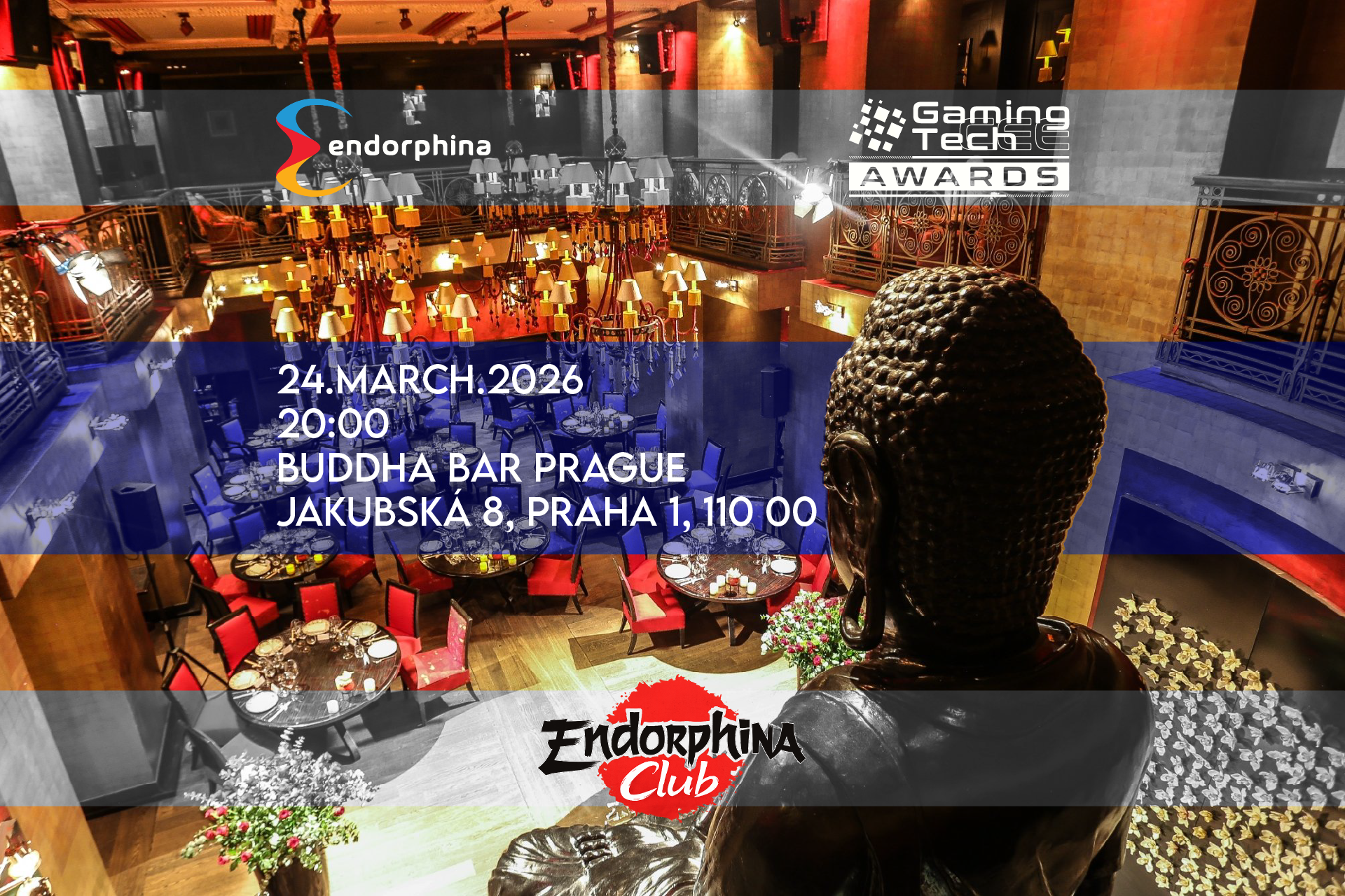 Endorphina Club กลับมาจัดงาน GamingTECH CEE Awards & Party ที่ HIPTHER Prague Summit