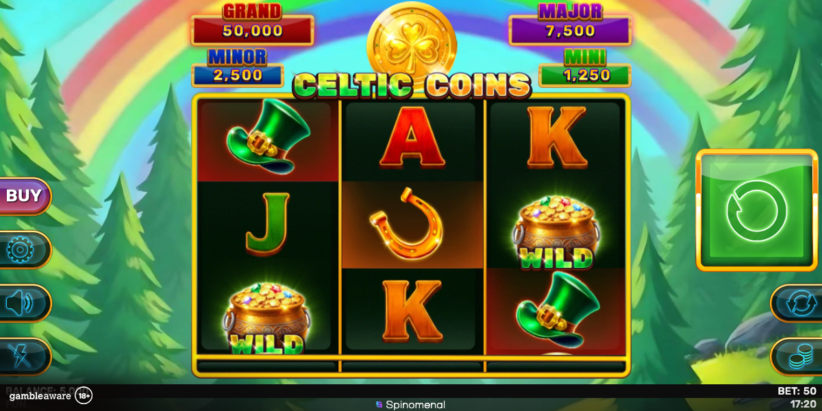 Spinomenal ขยายซีรีส์ Hold & Hit 3×3 ด้วยเกมใหม่ Celtic Coins