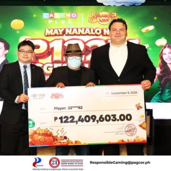 ทุบสถิติประวัติการณ์! Casino Plus ส่งมอบแจ็กพอตสล็อตออนไลน์ใหญ่สุดในฟิลิปปินส์ 122.4 ล้านเปโซ