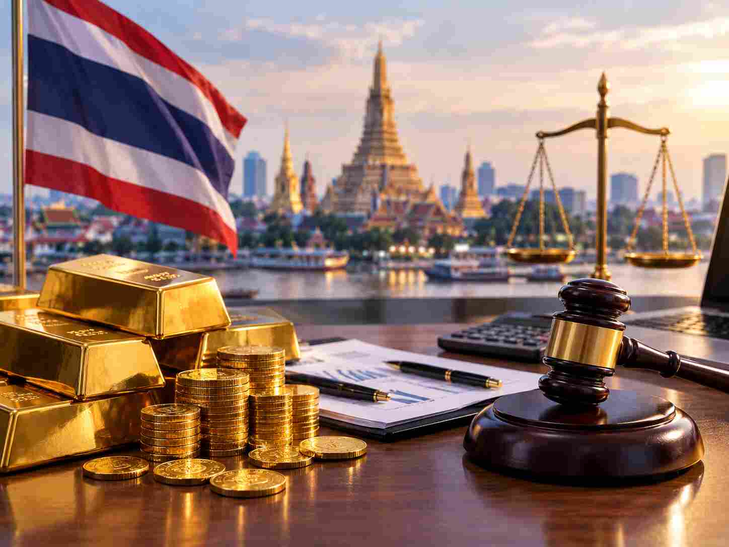 ไทยเล็งเก็บภาษีธุรกรรมทองคำ 0.01% สกัดฟอกเงินจากพนันผิดกฎหมาย ตลาดมืด 1.1 ล้านล้านต่อปี