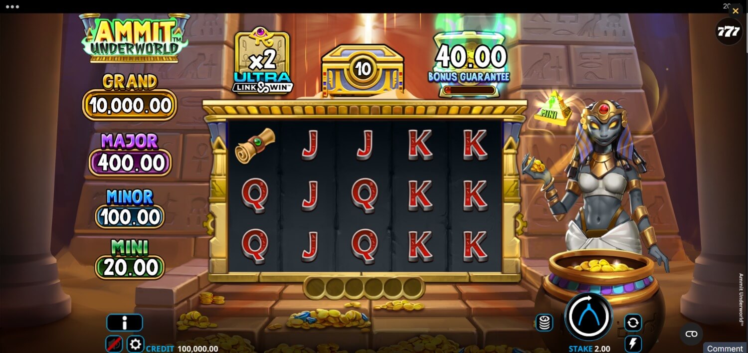 รีวิวสล็อต ‘Ammit Underworld’ จาก Wishbone Gamesขุดสมบัติอียิปต์ ฟีเจอร์ Ultra Link & Win ลุ้นแจ็กพอตสูงสุด 6,000 เท่า