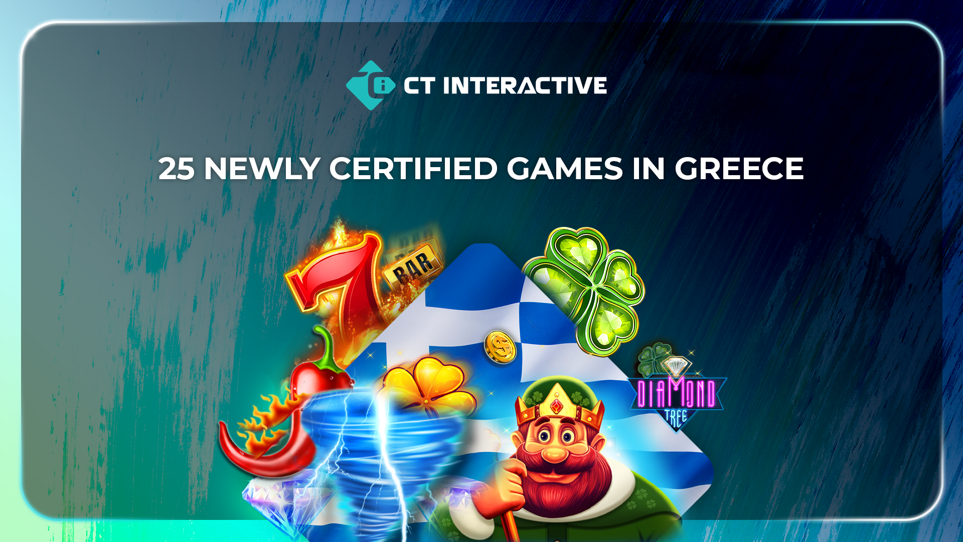 CT Interactive ผ่านรับรองเกมเพิ่มอีก 25 รายการในกรีซ พอร์ตเกมถูกกฎหมายรวมเป็น 55 เกม